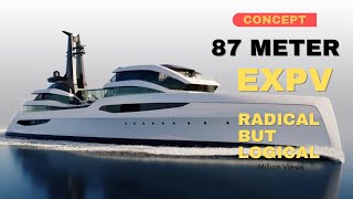 "NEW" Feadship Concept Yacht EXPV 87 Meter!