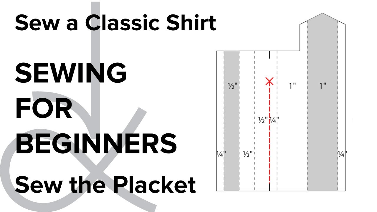 How to Sew a Shirt Sleeve Placket, Sewing for Beginners Part 8 pic