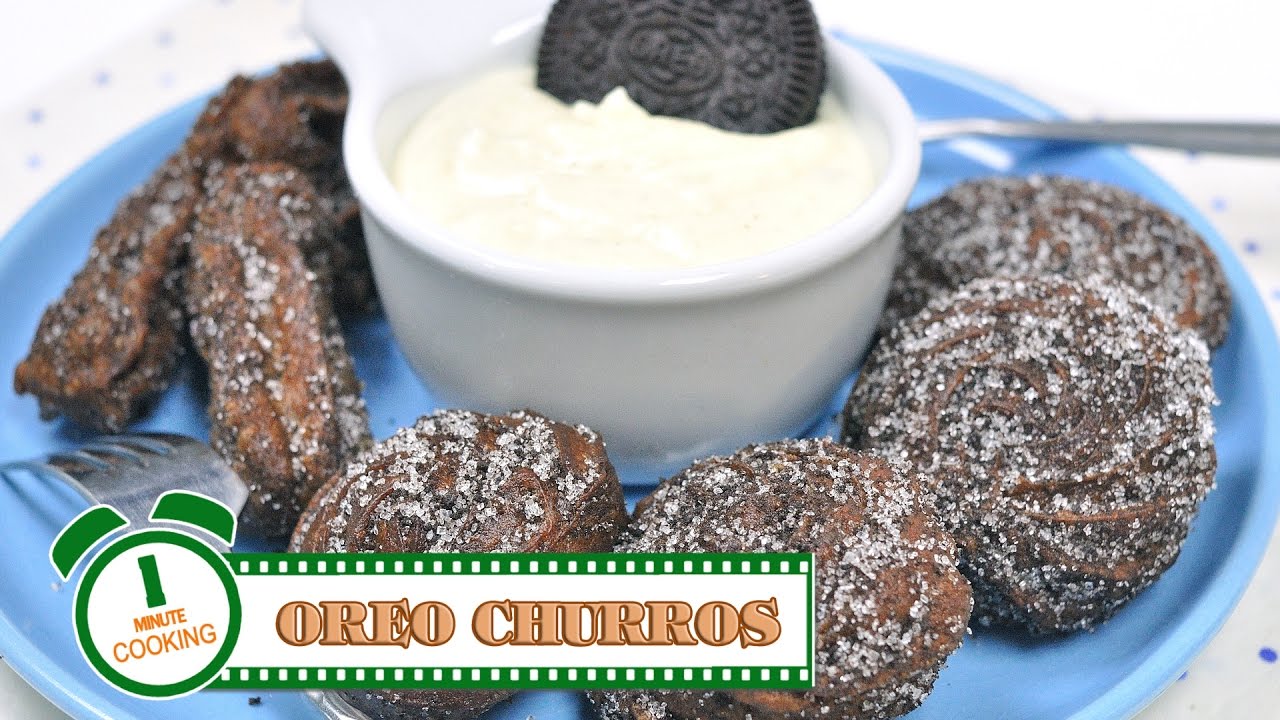 ชูโรสโอรีโอ | Oreo Churros | 1 Minute Cooking