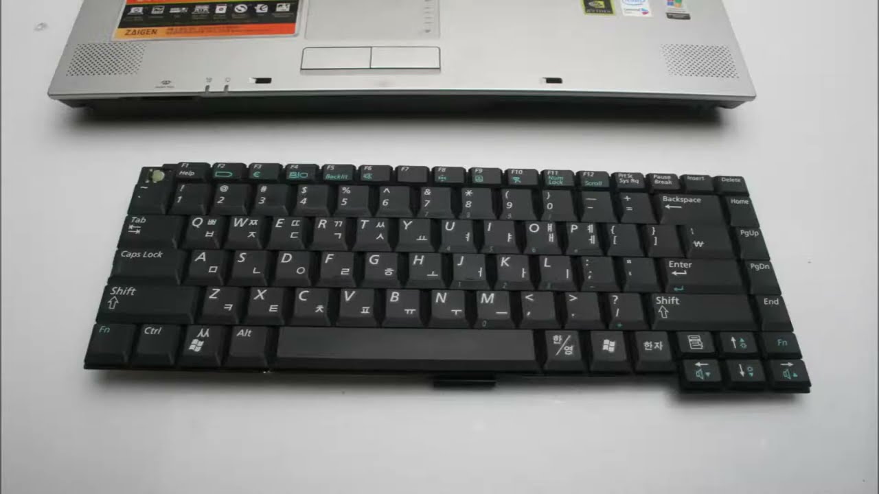 Samsung R55 Keyboard SAMSUNG SENS R55 노트북 분해(Laptop disassembly) - YouTube