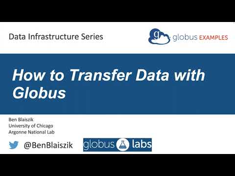 How to Transfer Data with Globus