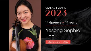 CMIM Violon 2023 - 1ère épreuve | First Rounf - Yesong Sophie Lee