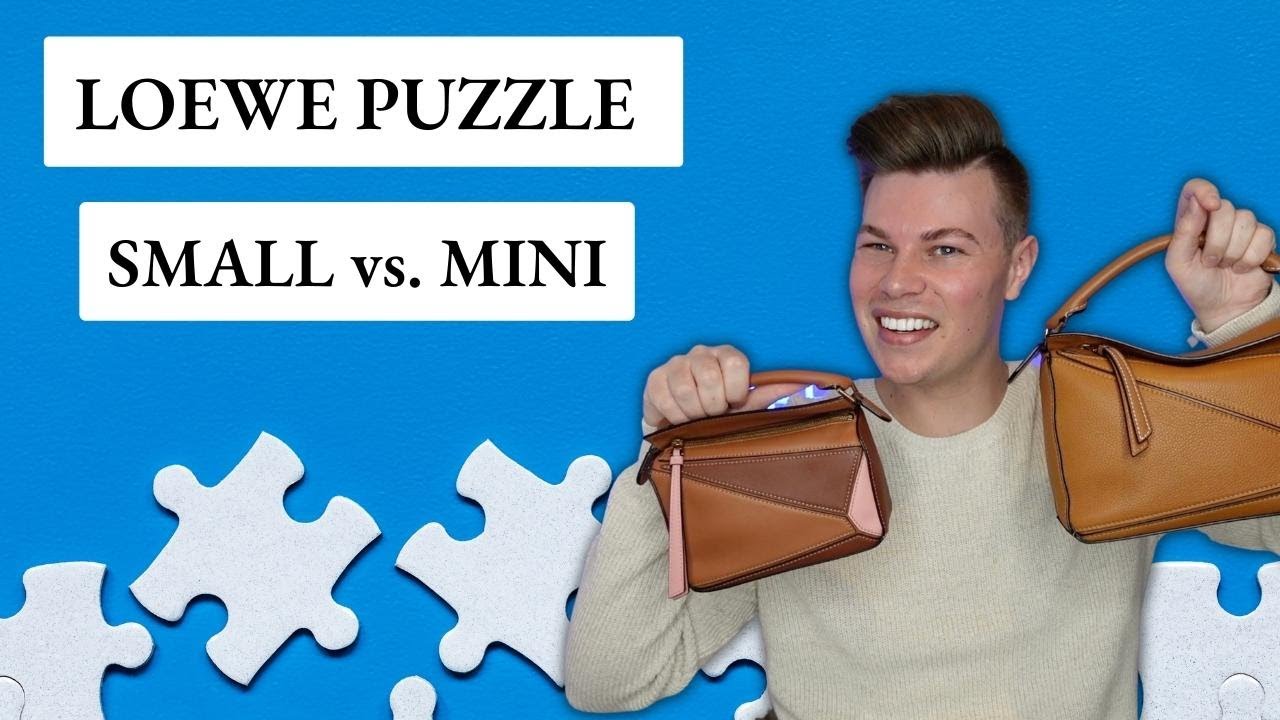 Replying to @Jaclyn S. Comparing the small versus mini Loewe pizzle ba