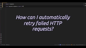 How can I automatically retry failed HTTP requests? Mastering HTTP Requests How to Auto-Retry Failed
