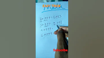 Multiplication New Easy Trick //#math magics Sanjoy @Math & magic trick#shorts