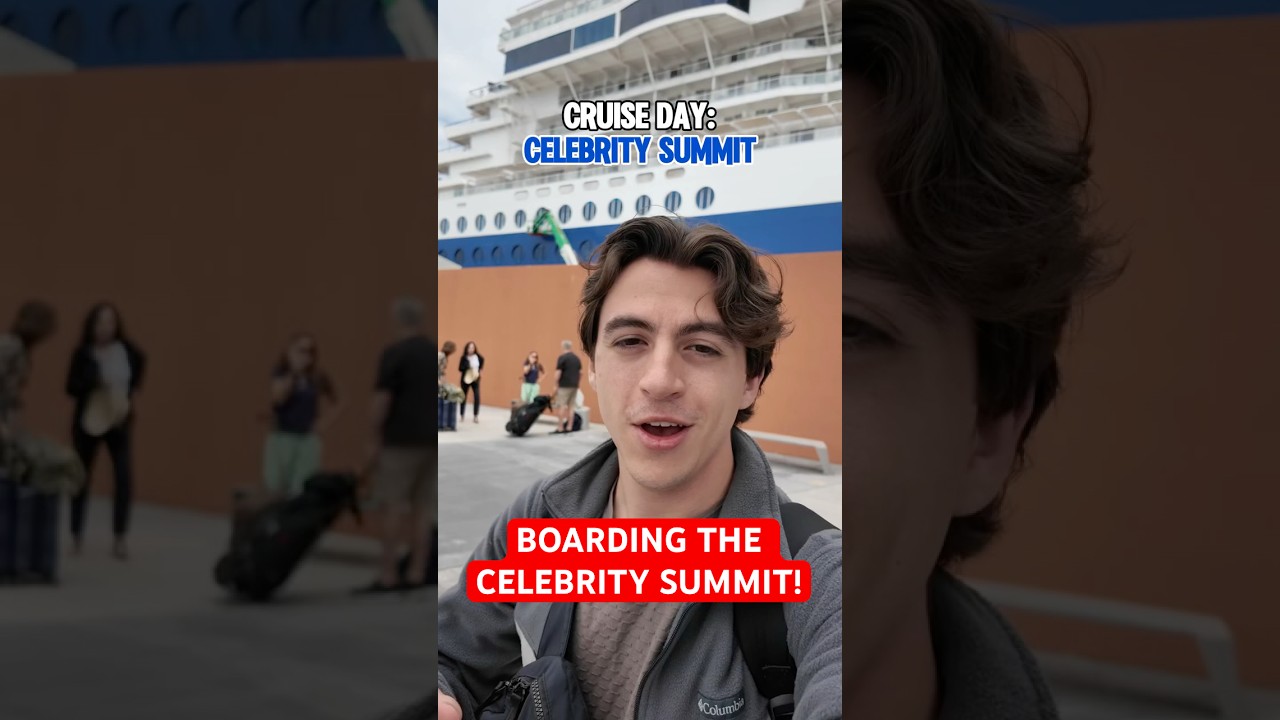 BOARDING THE CELEBRITY SUMMIT!