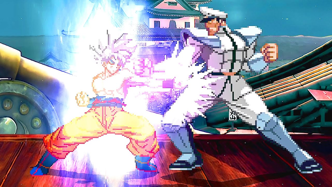 GOKU vs SHIN M. BISON - Amazing SHOCKING Exciting Fight!