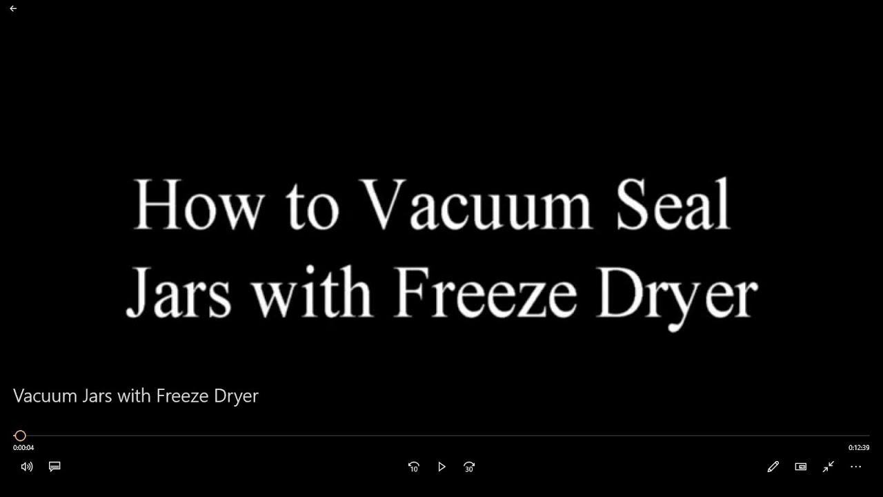 Vacuum Jars with Freeze Dryer YouTube