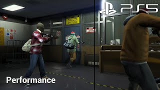 GTA V PS5 RayTracing vs Performance Modes Comparison (4K HDR 60FPS)