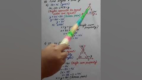 Class 7||Chapter 12|| The triangle and its Properties ||Exercise 12C Q2