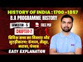 ब्रिटिश सत्ता का विस्तार बंगाल मैसूर मराठा पंजाब Sem 5 History Chapter 2 History of India 1700–1857