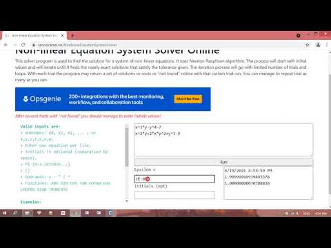 Video: Cách Giải Hệ Phương Trình Phi Tuyến