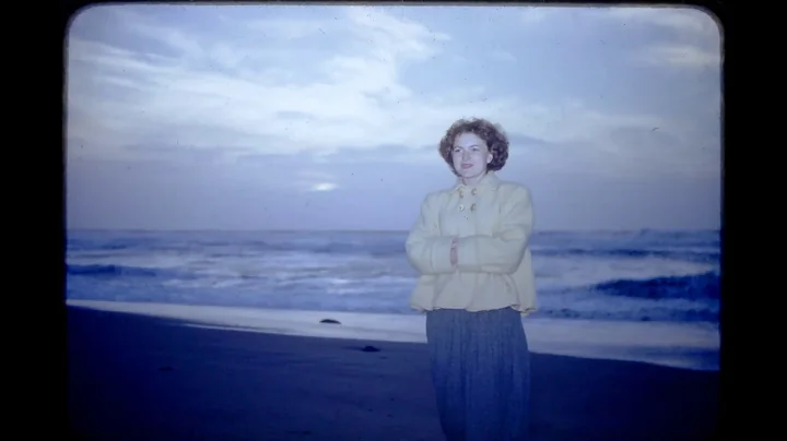 Beverly and David go to California 1952