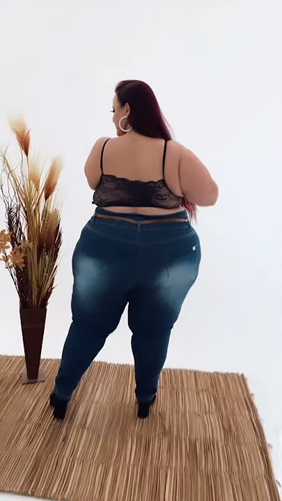 Calça Jeans Helix Plus Size Clochard Cicelline Azul