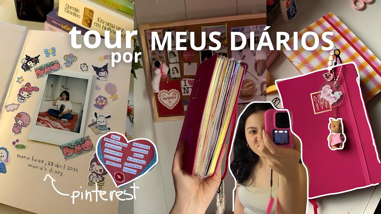 mostrando todos os meus diários - tour bullet journal, scrapbook, journal, sketchbook