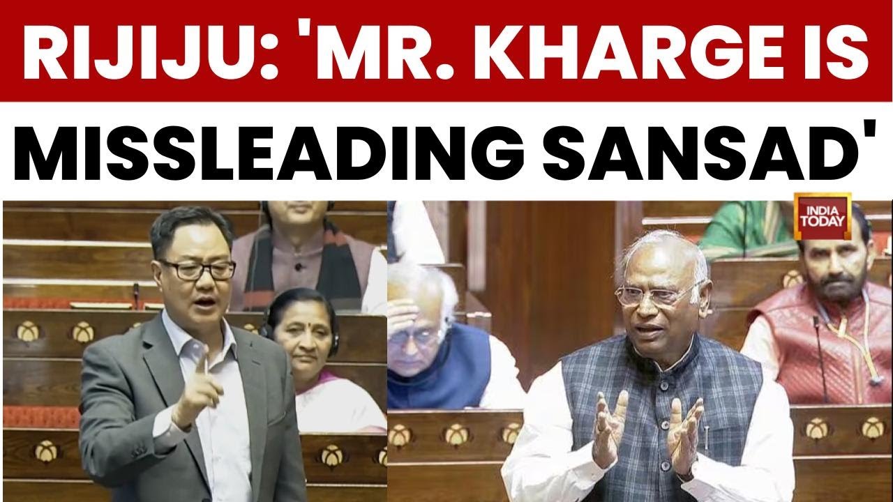 Kiren Rijiju Challenges Rahul Gandhi on Lok Sabha and Rajya Sabha Rules | India Today News