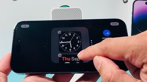 How to Change Time on Standby Mode iOS 17