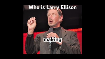 Who is Larry Ellison #richestmanintheworld #entrepreneur #technology #larryellison #oracle