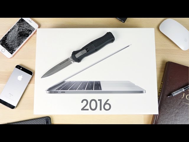 2016 MacBook Pro 13-inch Unboxing in Space Grey!