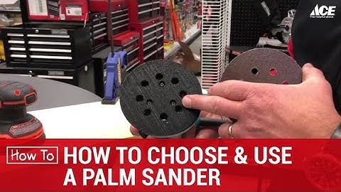How To Choose and Use A Palm Sander - Ace Hardware