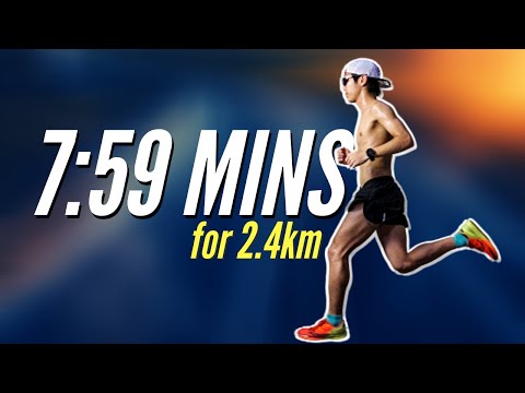 How to run 2.4km below 8 minutes