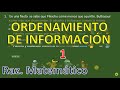 Orden de información 1  Ejercicios sencillos problemas resueltos de Razonamiento matemático