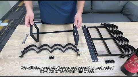 ICOHOT Wine Rack Assembly Video