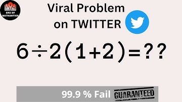 6÷2(1+2) = ? | Viral math problem | Can you answer | BODMAS RULE