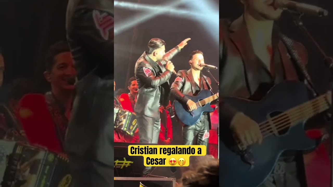 Cristian Parra regalando a César Parra en Torreón 😍🎁