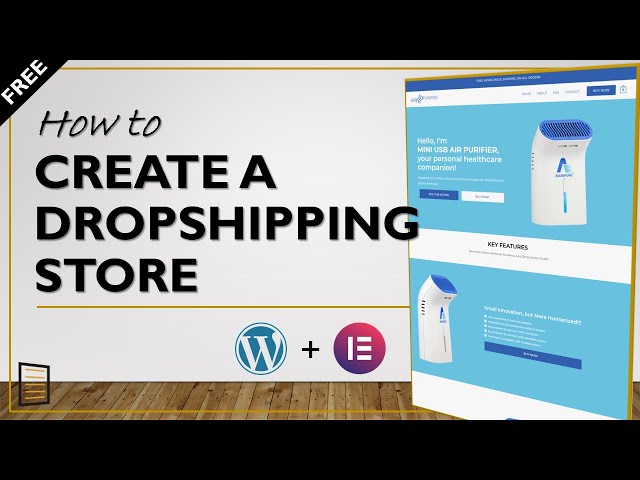 how to create a one product dropshipping store using wordpr