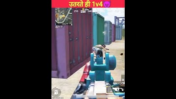 इतनी जल्दी 1v4 😱 #bgmishorts #1vs4clutch #1vs4 #1v4 #spray #reflexes #999iq #aimbot #soloprime