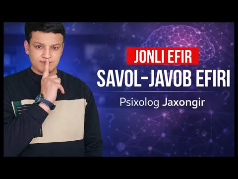 PSIXOLOG JAXONGIR efirda!