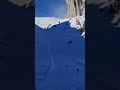 Skiing to the village, Leysin#skiing