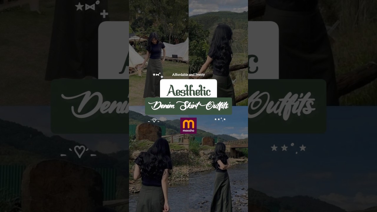 𐙚⋆°.Aesthetic Denim Skirt Outfits⋆°.⋆𐙚 