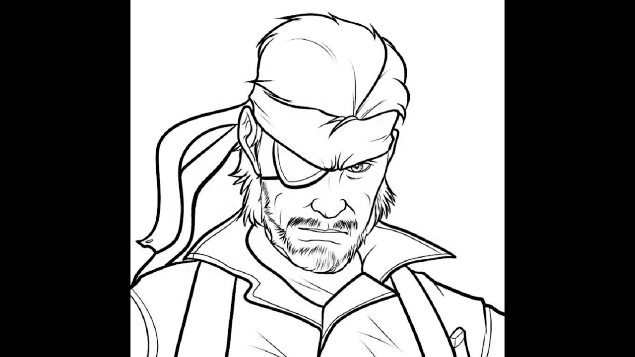 A Solid snake sketch : r/metalgearsolid