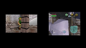 MM: Snowhead Temple Hookshot Jump Comparison