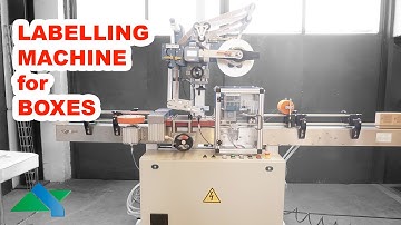 Labelling of Tea Boxes (Top & Side Safety Labelling) I ALBERTINA Machinery