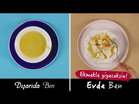 Evde Yemek Yerken Ben vs Dışarda Yemek Yerken Ben