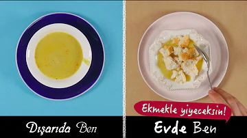 Evde Yemek Yerken Ben vs Dışarda Yemek Yerken Ben