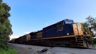 CSX Northbound Empty Coal Train E040 Arrington, TN 08/01/26