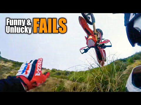 WHAT GOES UP, MUST COME DOWN |  FUNNY & UNLUCKY MOTORCYCLE FAILS