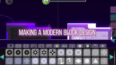 Making a Modern Block Design (Geometry Dash)