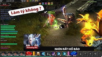 Mu không reset - 2 DK cầm vũ khí rất to đi săn Boss - Lê Minh Hài