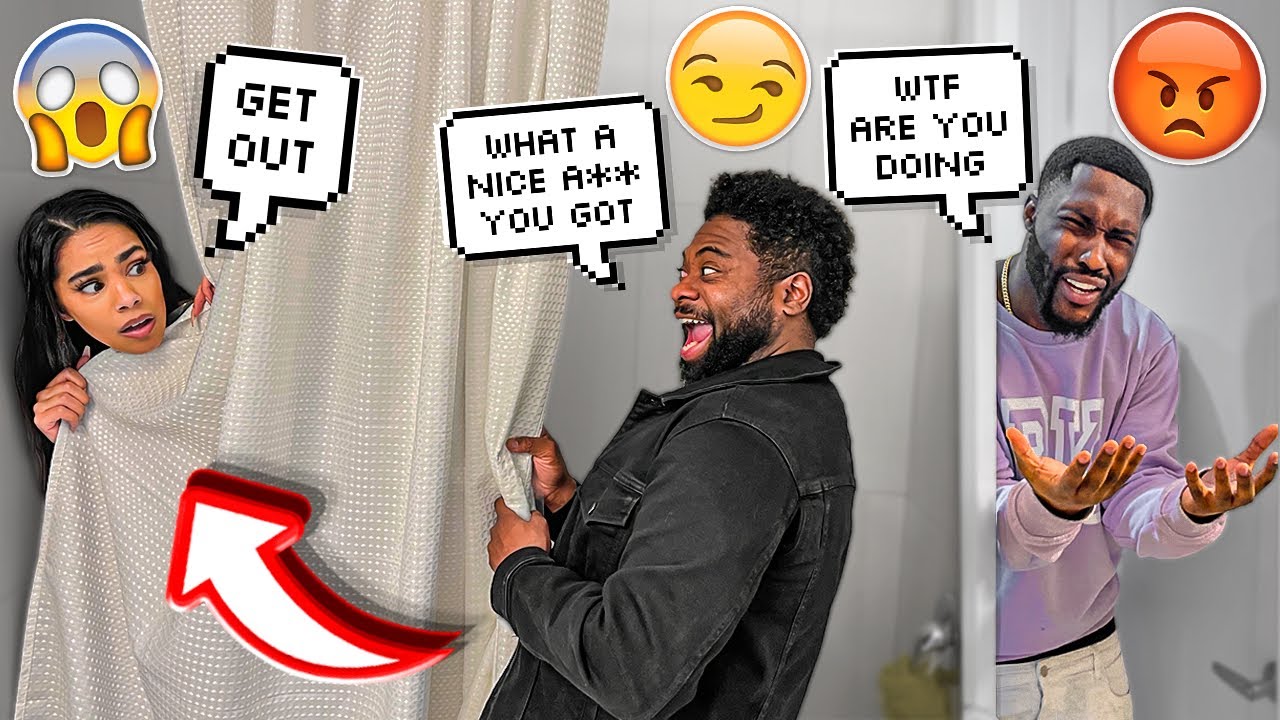 I GOT CAUGHT PEEKING ON MY BROTHERS GIRLFRIEND IN THE SHOWER *GET HEATED*