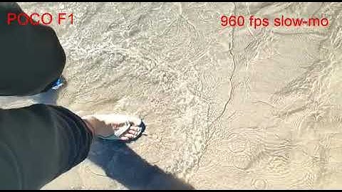 Poco F1 960 fps slow-mo samples