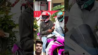 #shorts yamaha R15 beautiful modified💥🚀reaction👀💯 #ktm #sportbike #rc390 #rider #burnout #ytshorts