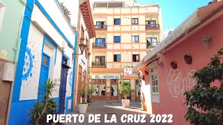 Puerto de la Cruz Tenerife 4k Canary Islands January 2022
