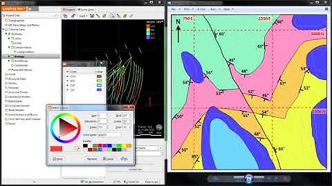 Drillhole Colourmaps