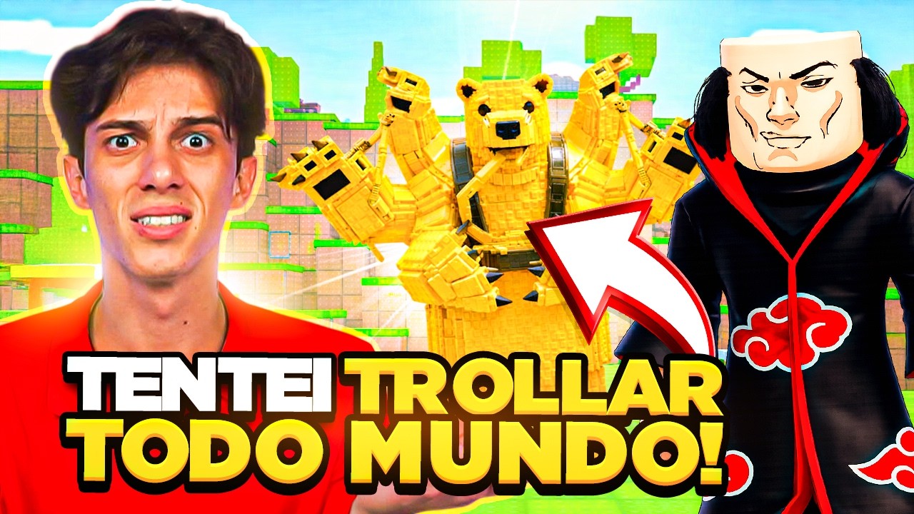 Fiz todo mundo surtar no Fuja da Lava (Roblox)