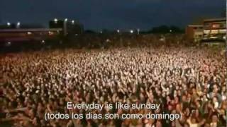 Morrissey : Everyday is like sunday Subtitulado chords